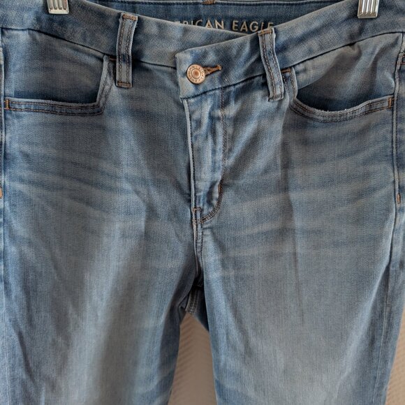 American Eagle AE Forever Soft Curvy High-Rise Jegging Size 8 Short Crossover - Picture 2 of 10